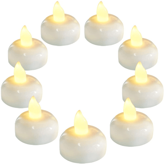 Homemory 24 PCS LED Floating Candles, Waterproof Tealights, Warm White Light - Wedding, Party, Centerpiece, Pool & SPA EasyOptionXY LLC