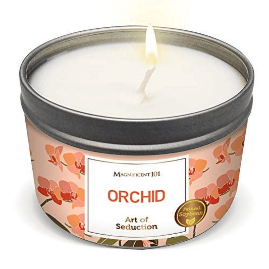Magnificent 101 Orchid 6oz Natural Soy Aromatherapy Intention Candle EasyOptionXY LLC