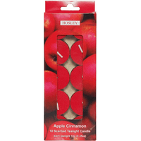 Hosley 120 Pk. Pressed Apple Cinnamon Scented Tealight Candles EasyOptionXY LLC