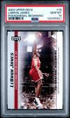Graded 2003-04 Upper Deck UD LeBron James #18 Phenomenal Beginning Rookie RC Basketball Card PSA 10 Gem Mint
