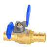 1/2" PEX-A Expansion Butterfly Ball Valve, Blue (Lead Free)