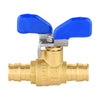 1/2" PEX-A Expansion Butterfly Ball Valve, Blue (Lead Free)
