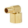 PEX-B Crimp 1/2" PEX x 1/2" Female NPT Metal Swivel Elbow (Lead Free) Plumbingsell