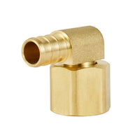 30 Pcs PEX-B Crimp 1/2" PEX x 1/2" Female NPT Metal Swivel Elbow (Lead Free)