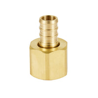 30 Pcs PEX-B Crimp 1/2" PEX x 1/2" Female NPT Brass Swivel Adapter (Lead Free)