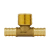 30 Pcs PEX-B Crimp Male Tee 3/4" PEX x 3/4" PEX x 1/2" Male Tee (Lead Free)