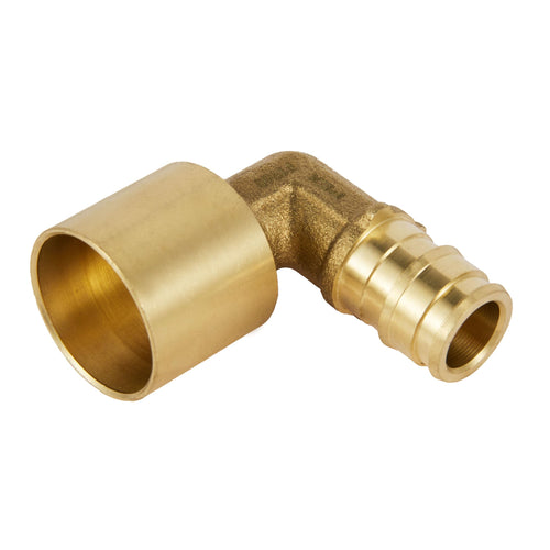 30 Pcs PEX A Expansion 1/2" PEX x 3/4" Female Sweat F1960Elbow Wholesale