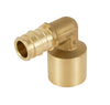 30 Pcs PEX A Expansion 1/2" PEX x 3/4" Female Sweat F1960Elbow Wholesale