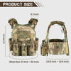 Votagoo 601 Laser Cut Molle Vest Adjustable Plate Carrier Tactical Military Vest