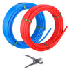 1/2" 150ft, 75ft x 2, PEX-B Pipe, Red & Blue & Cutter Plumbingsell