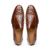 13-500-BRN ROMA Ostrich Quill Penny Loafer, Brown