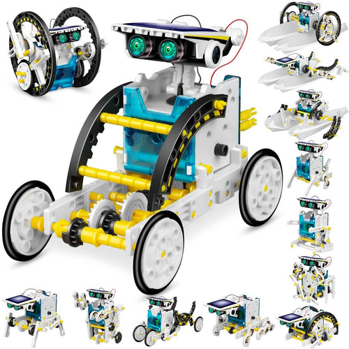 13-in-1 Solar Powered Robot Toy for Kids
