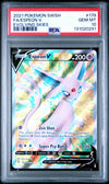 Graded 2021 PKM SWSH English Espeon #179 V FA Evolving Skies Trading Card Game PSA 10 Gem Mint