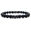 Epic Legendary Volcanic Stone Bracelet For Men And Women Lava Stone Stretch Yoga Bead Bracelet