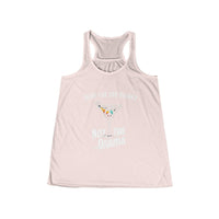 No Drama Womens Flowy Racer Back Tank Top