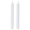 Ganz Remote Ready, Blow-Out Feature White 1 x 8.5 Resin LED Taper Candles, Set of 2 EasyOptionXY LLC