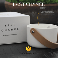 FOUR JAMES & CO Luxury Highly Scented Premium Eco-Friendly Soy Wax 6oz Candles in Modern Giftable Box EasyOptionXY LLC