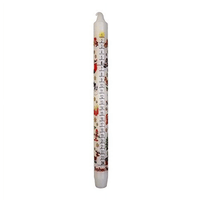 Alexander Taron 12" White and Red Christmas Advent Candle 34777296 EasyOptionXY LLC