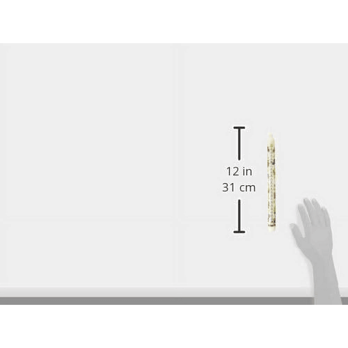 Alexander Taron 12" White and Red Christmas Advent Candle 34777296 EasyOptionXY LLC