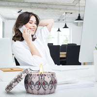 4 Pack Scented Candles, Candles for Home Scented, 120H Long Lasting Highly Scented, Soy Wax Candle, Aromatherapy Candles Gifts for Women, Christmas, Thanksgiving, Anniversary, Birthday EasyOptionXY LLC