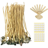 100 pcs H emp Candle Wicks 8 inch 2.5mm Beeswax Candle Wicks Thick Candle Wicks H emp Wicks Edible Candle Wick Butter Candle Making Wicks EasyOptionXY LLC