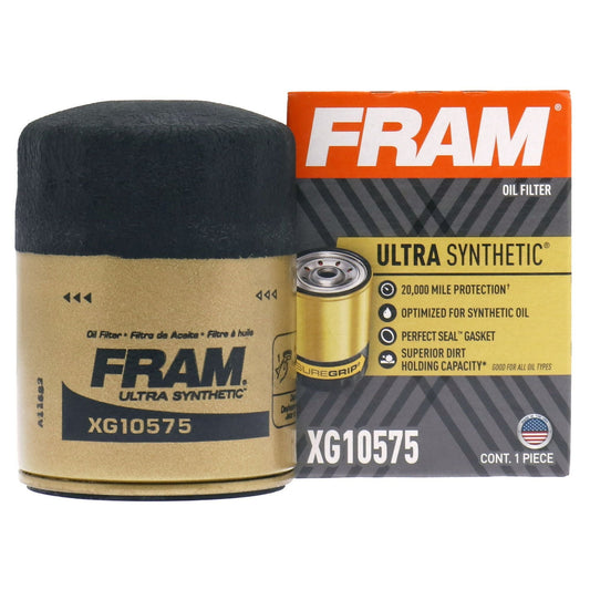FRAM Ultra Synthetic XG10575 Motor Oil Filter, 20K mile Filter for GM, Ford, Lincoln, Mercury EasyOptionXY LLC