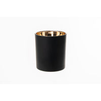 EOTW Candle Supply 10 oz. 12 Pack Empty Luxury Matte Black Copper Gold Reflective Jars for Candle Making. EasyOptionXY LLC
