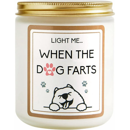 Gifts for Women - Funny Dog Pet-Friendly Lavender Scented Soy Wax Candle - Relaxing Aromatherapy Candle - Best Gift for Dog Lovers, Mom, Best Friends, Girlfriend, Sisters, Female Coworker EasyOptionXY LLC
