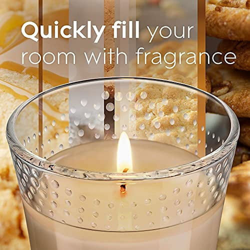 Glade Candle Jar, Air Freshener, Cookie Caramel Rush, 3.4 Oz EasyOptionXY LLC