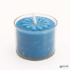 Elyon Tableware? 36 Ocean Breeze Scented Blue Colored Wax Deep Tealight Candles in Plastic Holder EasyOptionXY LLC