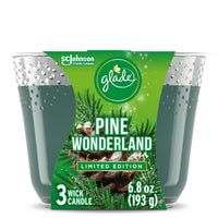 Glade Candle, 3 Wick Scented Candle, Pine Wonderland, 6.8 oz EasyOptionXY LLC
