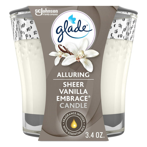 Glade Candle, Pure Vanilla Joy, 3.4 oz. EasyOptionXY LLC