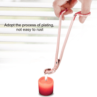 FAGINEY 1Pcs Fashion Plating Stainless Steel Candle Heart Clip Wick Trimmer Scissors Tool, Candle Heart Clip, Stainless Steel Candle Scissors EasyOptionXY LLC