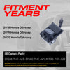 Honda Odyssey (2018-2020) OEM Replacement Backup Camera OE Part # 39530-THR-A21, 39530-THR-A22, 39530-THR-A23