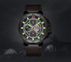 Men's Casual Waterproof Watch With Chronometers And Fluorescent Hands Excellent Design Perfect Gift