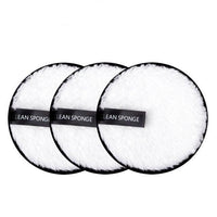 1/3PCS New Makeup Removal Sponge Flutter Wash Cotton Flapping Reusable Wet Sponge Face Puff Soft Natural Cleaner Premium Microfiber Cloth