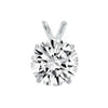 1/4 - 2 Ct T.W. Natural Diamond Solitaire Pendant in 14K White or Yellow Gold