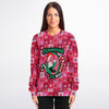 Flamingo All The Way Ugly Christmas Sweatshirt