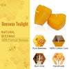 FCMSHAMD Tea Lights - Pack of 36, Premium Beeswax, 0.6 oz Each, 3-4 Hours Burn Time EasyOptionXY LLC