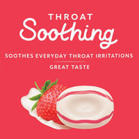 HALLS Throat Soothing (Formerly HALLS Breezers) Creamy Strawberry Throat Drops, 25 Drops EasyOptionXY LLC