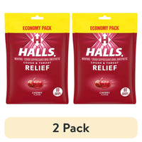 (2 pack) HALLS Relief Cherry Cough Drops, Economy Pack, 80 Drops EasyOptionXY LLC