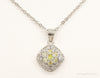 Designer Ryze Cubic Zirconia Sterling Silver Necklace