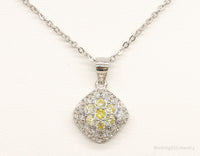 Designer Ryze Cubic Zirconia Sterling Silver Necklace