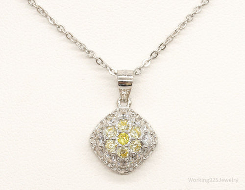 Designer Ryze Cubic Zirconia Sterling Silver Necklace