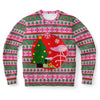 Awkward Flamingo Ugly Christmas Sweatshirt