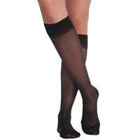 Juzo Attractive Knee High 15-20mmHg Closed Toe, 4, Black