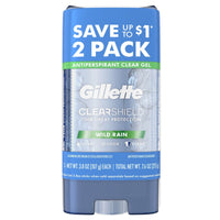 Gillette Antiperspirant and Deodorant for Men; Wild Rain; Twin Pack; 3.8 oz EasyOptionXY LLC