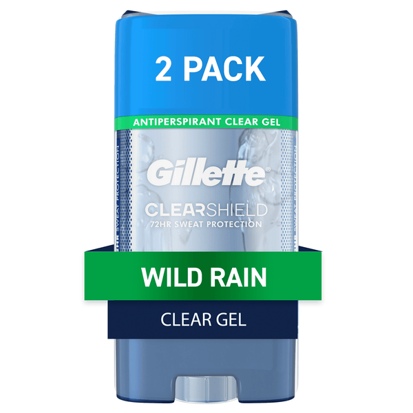 Gillette Antiperspirant and Deodorant for Men; Wild Rain; Twin Pack; 3.8 oz EasyOptionXY LLC