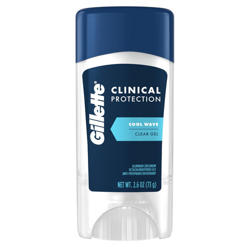 Gillette Clinical Clear Gel Antiperspirant Deodorant; Cool Wave; 2.6 oz EasyOptionXY LLC