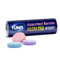 Tums® Ultra Strength 1000 mg Assorted Berry Chewable Tablet, 12 EA